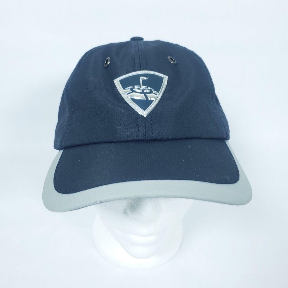 Callaway Top Golf Navy Blue White Strapback Hat